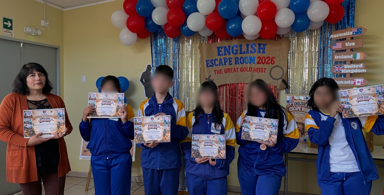 Nuestros estudiantes participaron en el “English Scape Room: The Gold Heist 2026”